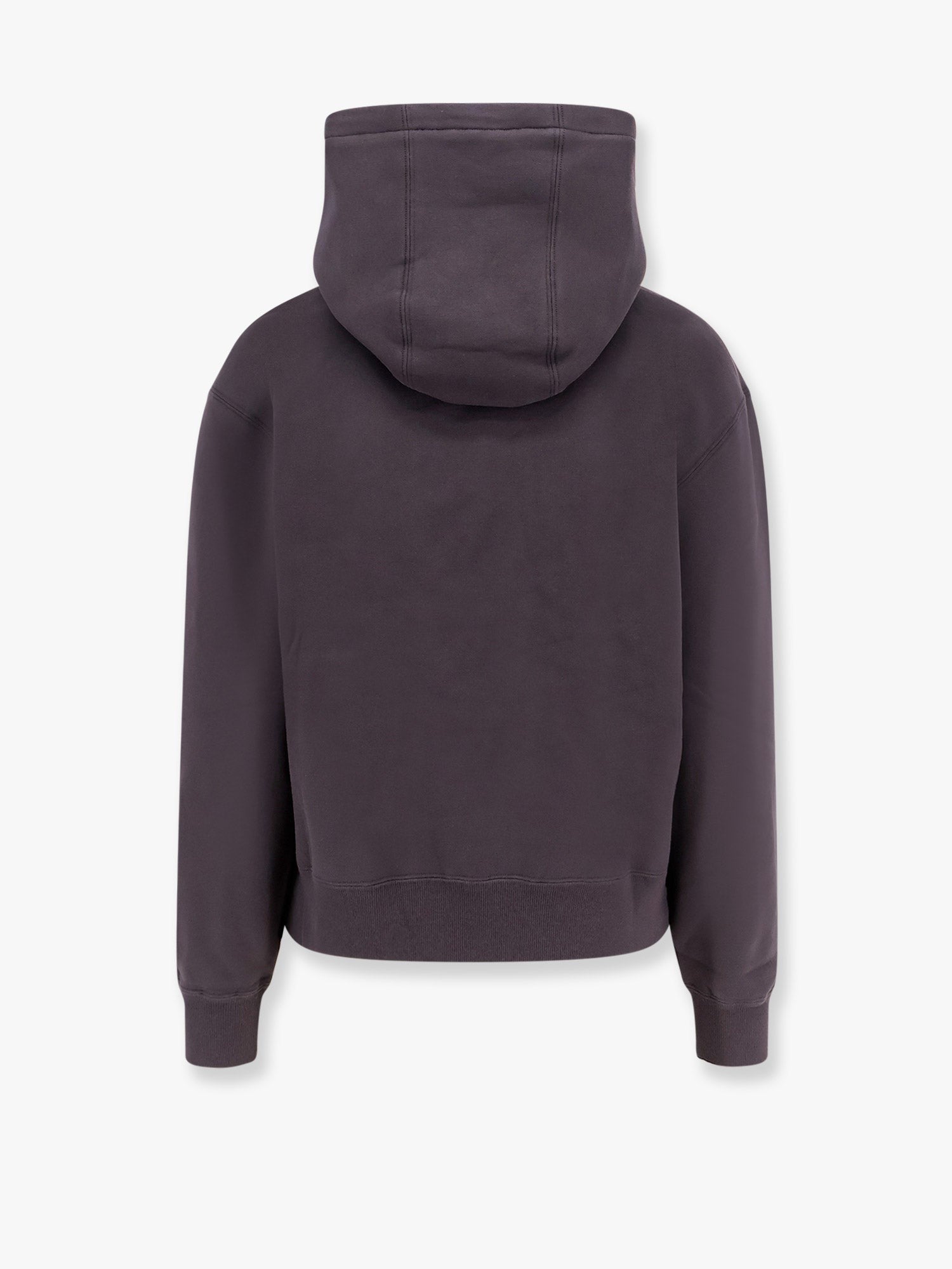 Saint Laurent Bluză de trening din bumbac organic cu broderie logo frontală