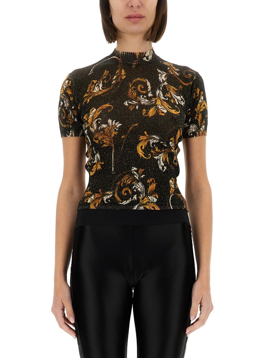 Versace Jeans Couture "OUTLINE BAROQUE" PLETENÉ TRIČKO
