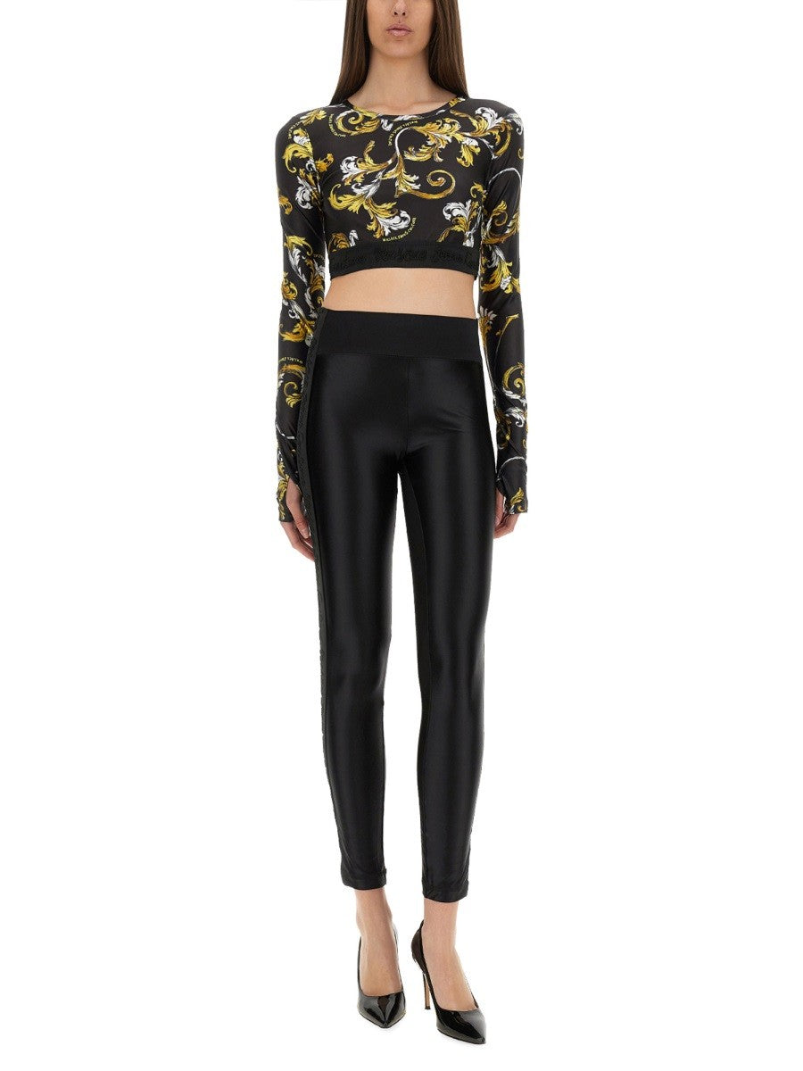 Versace Jeans Couture "OUTLINE BAROQUE" SHORT TOP