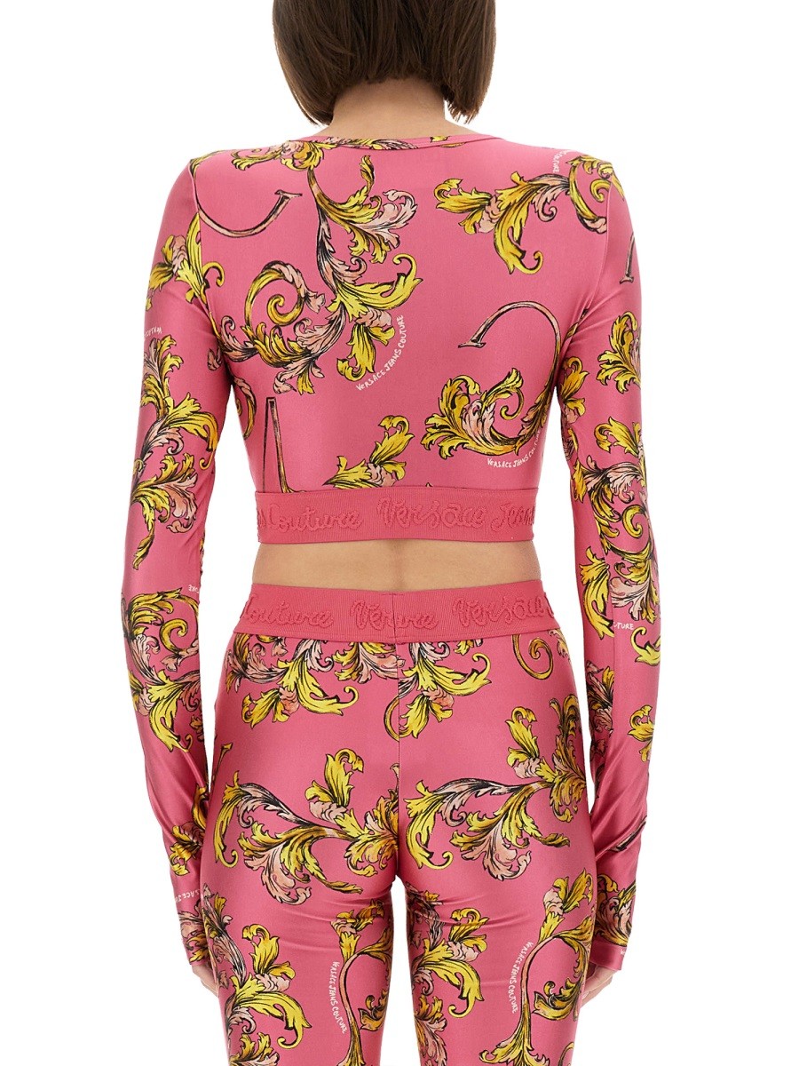 Versace Jeans Couture "OUTLINE BAROQUE" SHORT TOP