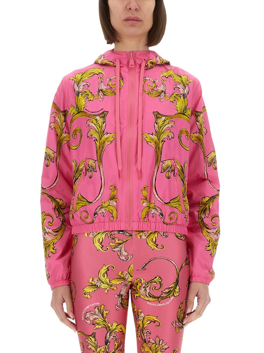 Versace Jeans Couture "OUTLINE BAROQUE" WINDBREAKER