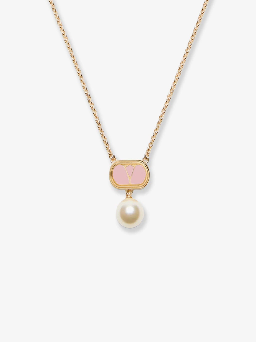 Valentino Garavani Ovalette metal necklace