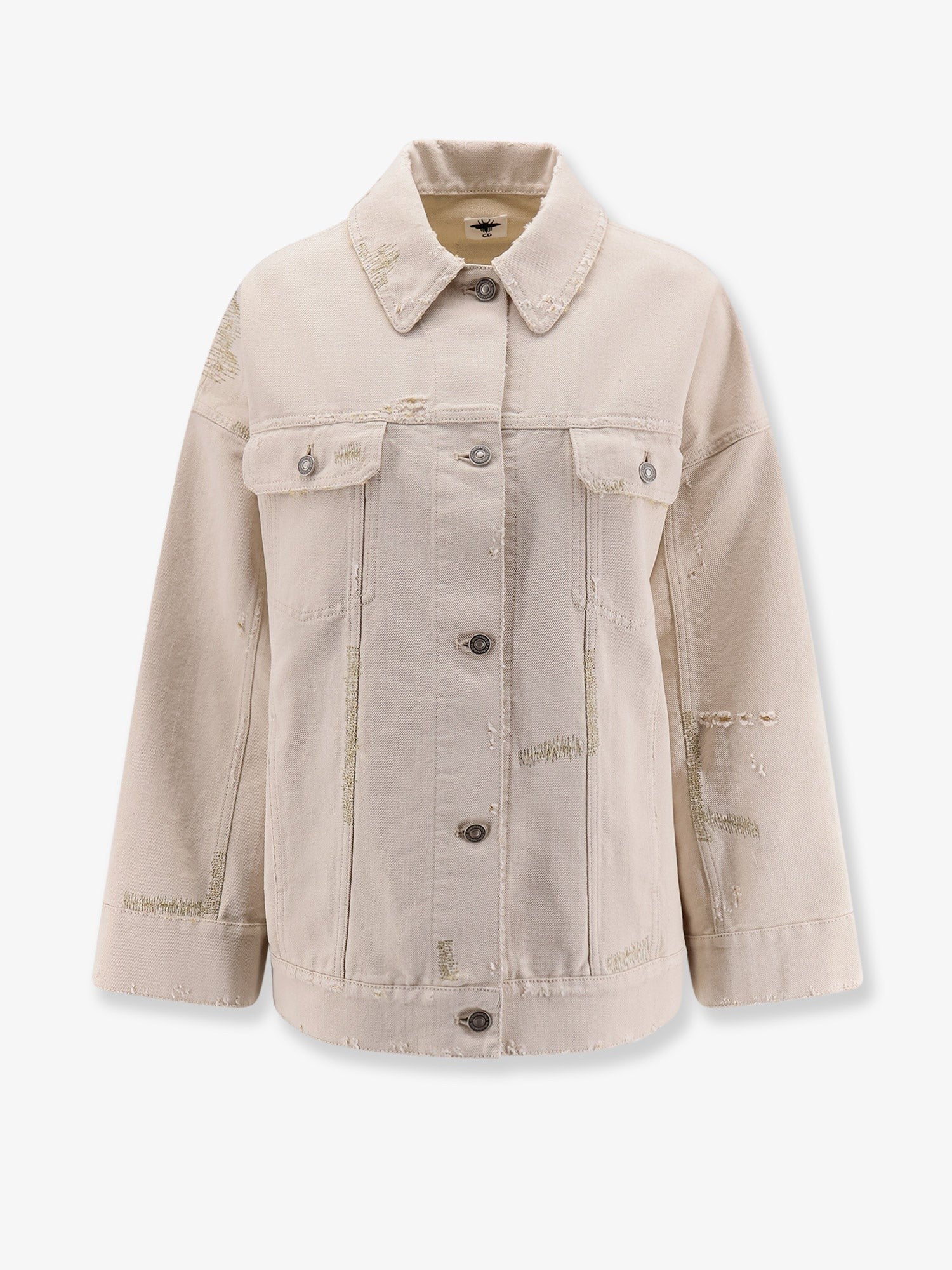 Dior Oversize bavlněná bunda s páskem