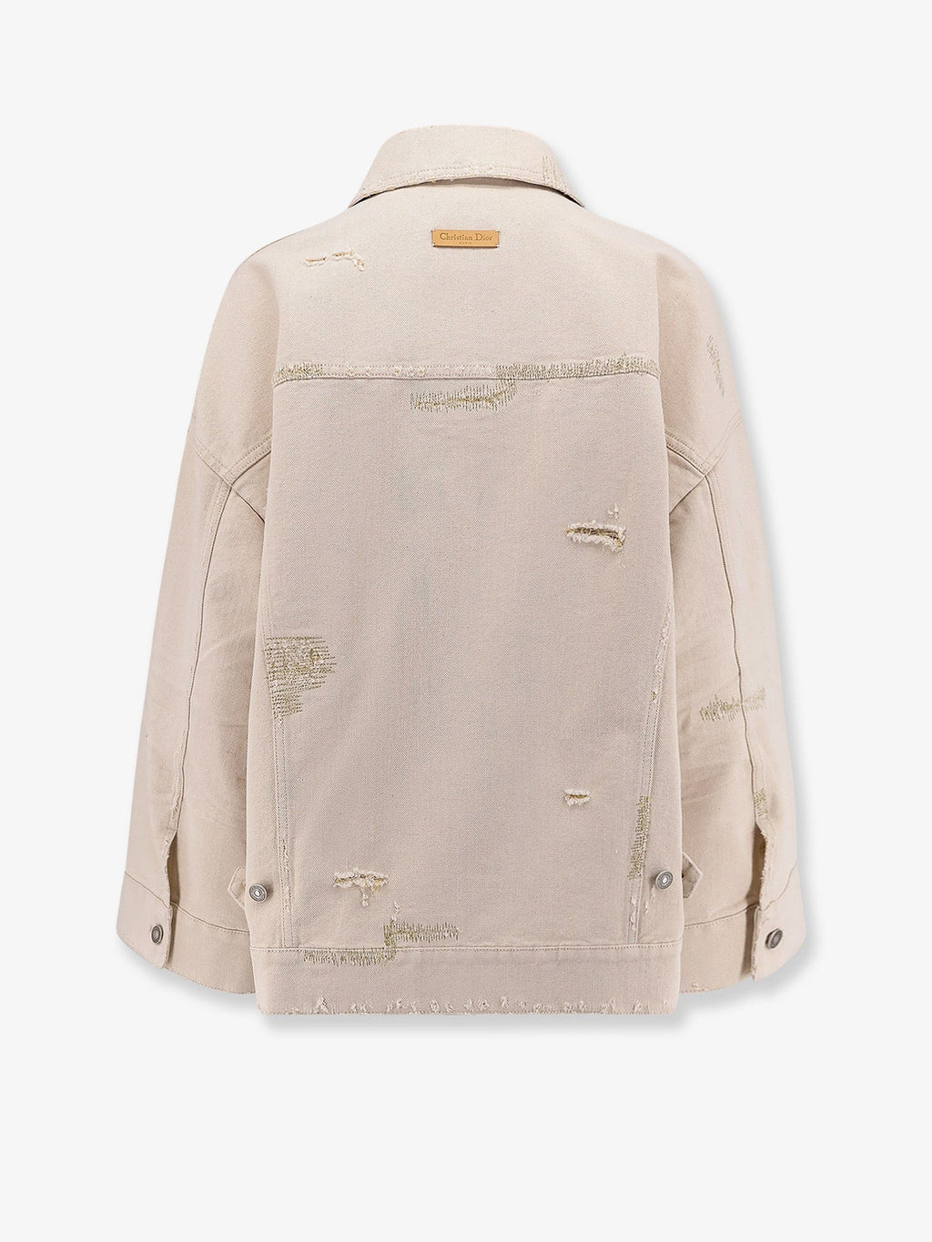 Dior オーバーサイズ コットンジャケット ベルト付き