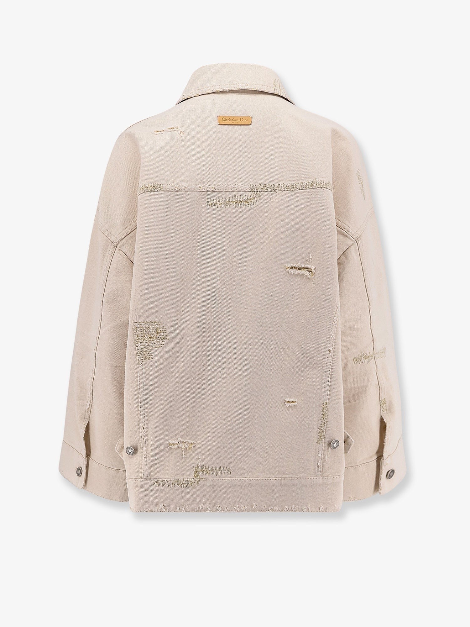 Dior Oversize bavlněná bunda s páskem