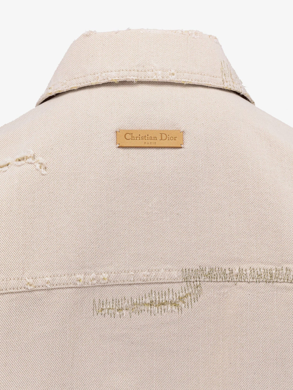 Dior オーバーサイズ コットンジャケット ベルト付き