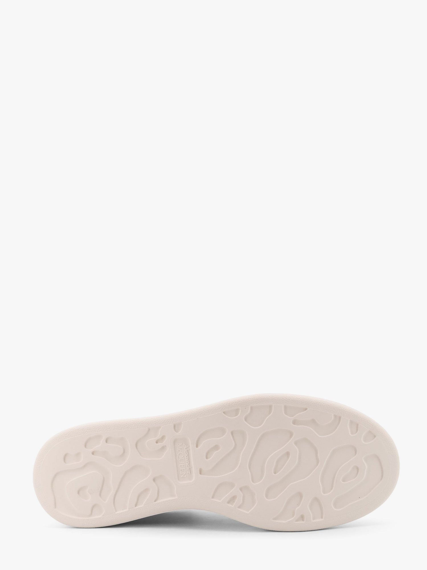 Alexander Mcqueen Oversize-Ledersneaker mit kontrastierendem Rückenpatch