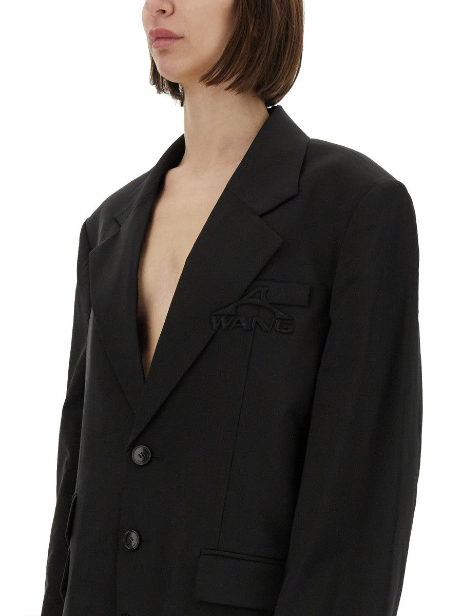 Alexander Wang TÚLMÉRETES BLAZER LOGÓVAL