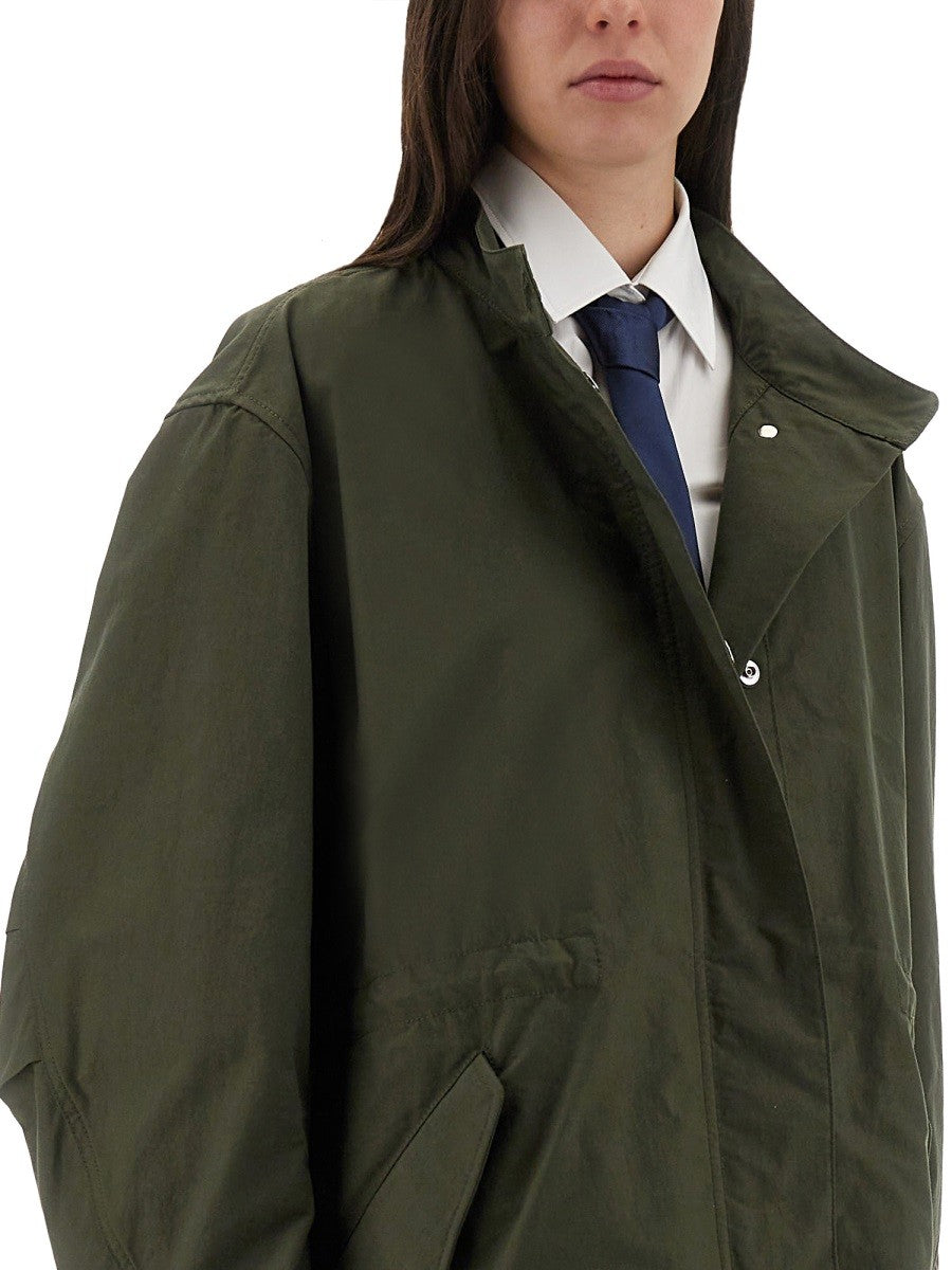 Givenchy OVERSIZED PARKA WITH LOGO PRINT