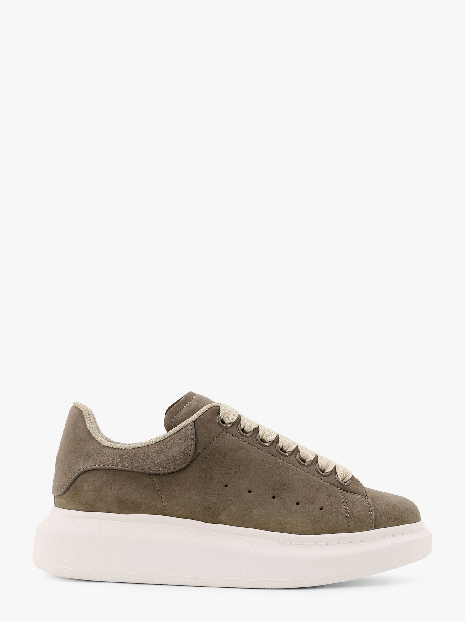Alexander Mcqueen Υπερμεγέθη σουέτ sneakers με χαραγμένο λογότυπο στο μπροστινό μέρος