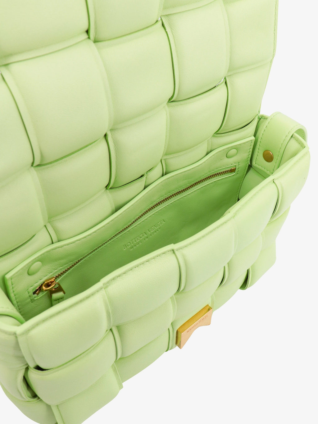 Bottega Veneta Gepolsterte Kassettentasche aus Leder