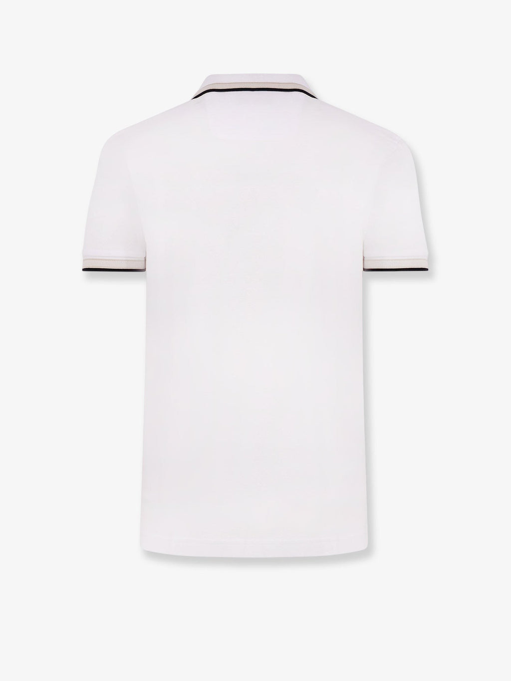 Boss Polo en coton avec profils brodés