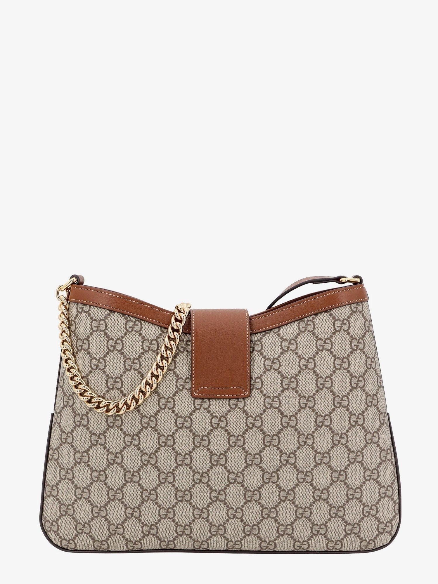 Gucci Padlock Supreme GG fabric and leather shoulder bag
