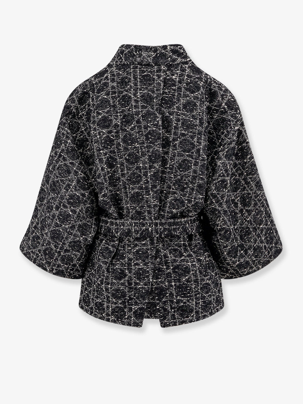 Dior Palto Macrocannage tvídové sako ze směsi bavlny