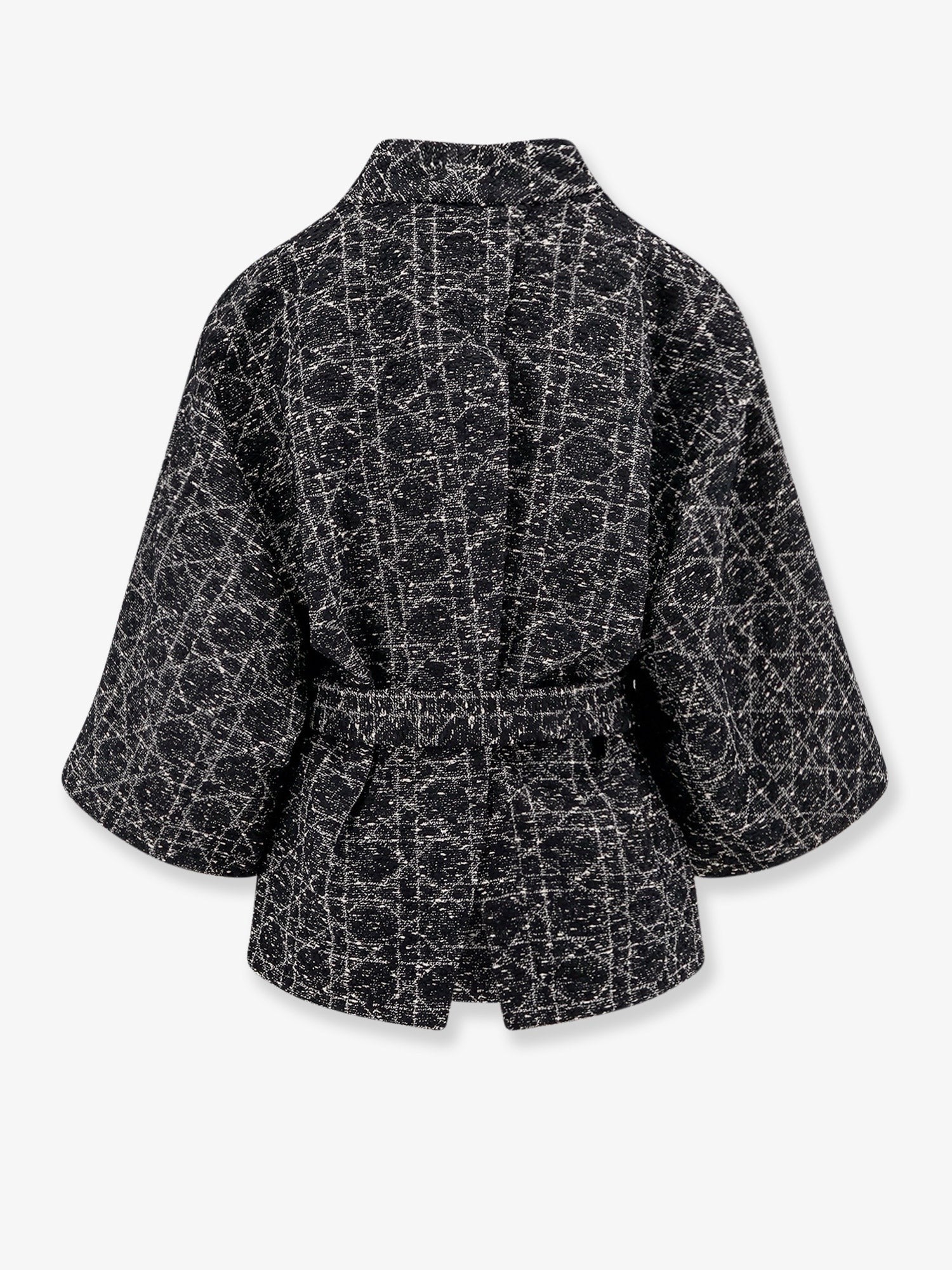 Dior Palto Macrocannage tvídové sako ze směsi bavlny