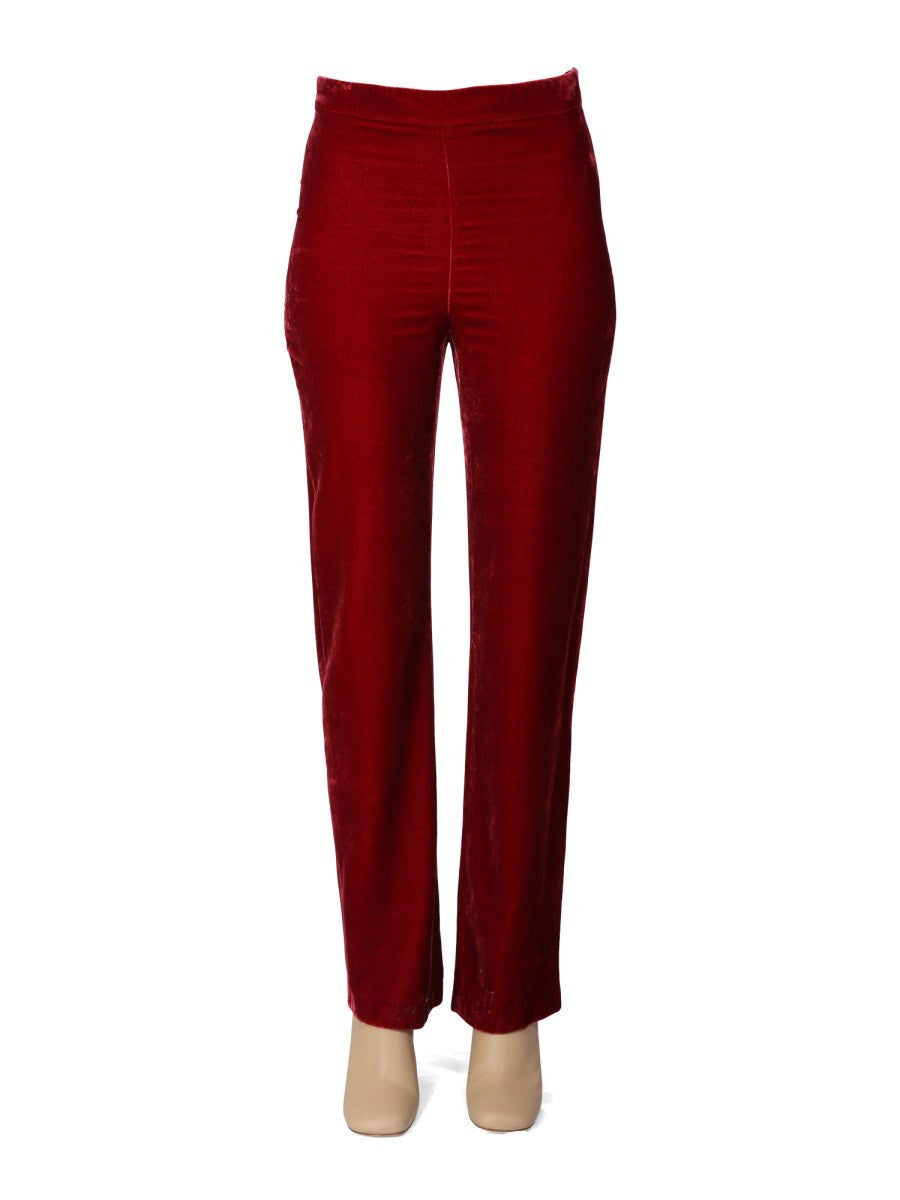 Boutique Moschino PANNÉ VELVET Broek