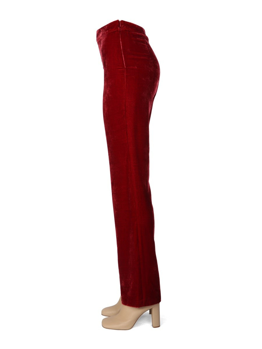 Boutique Moschino PANNÉ VELVET Broek