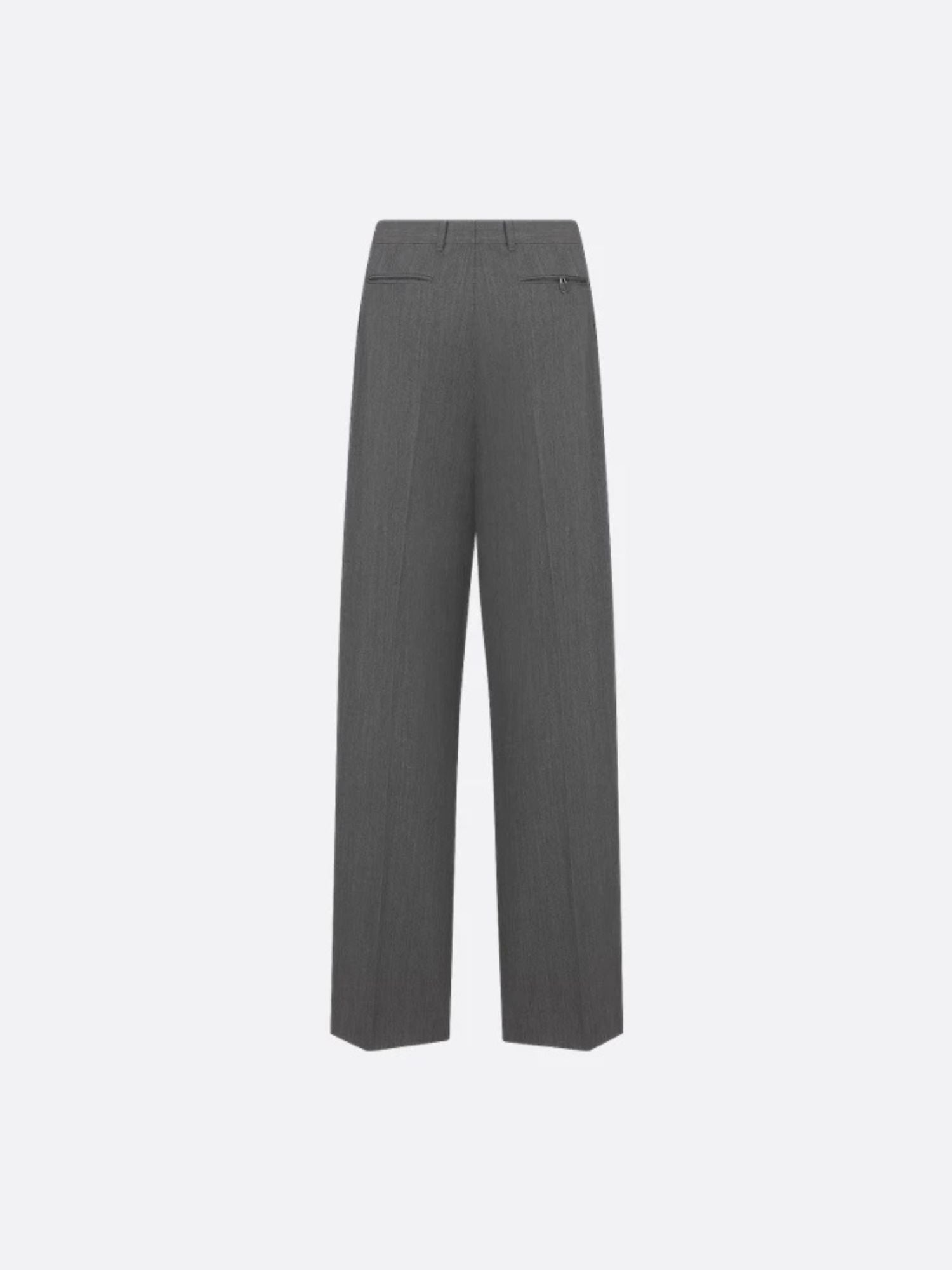 Dior Kalhoty z panenské vlny se záhyby