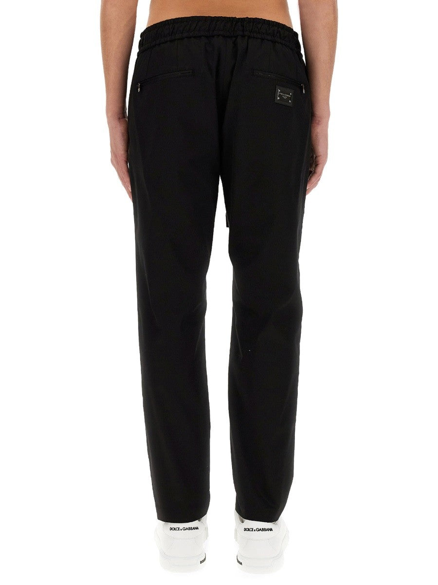 Dolce & Gabbana Joggingbyxor med plakett