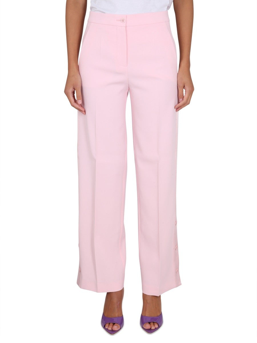 Boutique Moschino SPODNIE Z GUZIKAMI
