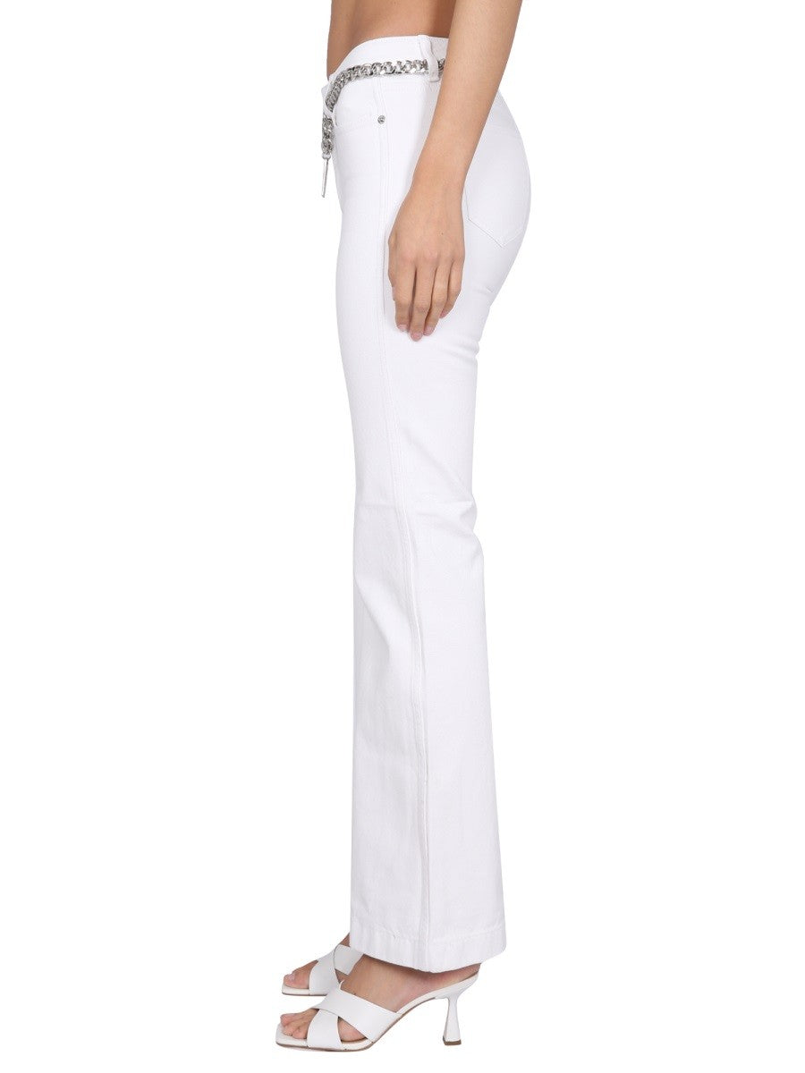 Michael By Michael Kors PANTS WITH LOGO BELT