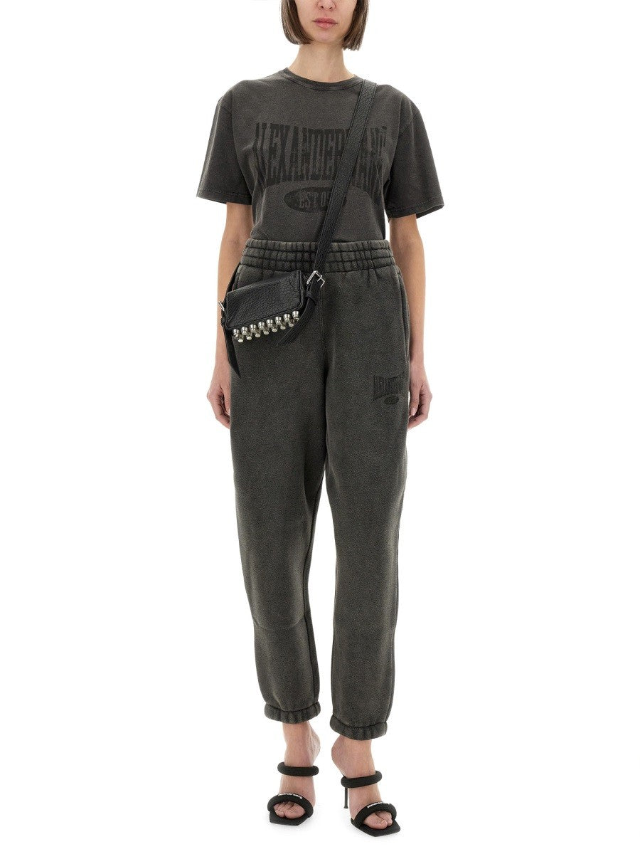 Alexander Wang PANTS WITH LOGO PRINT