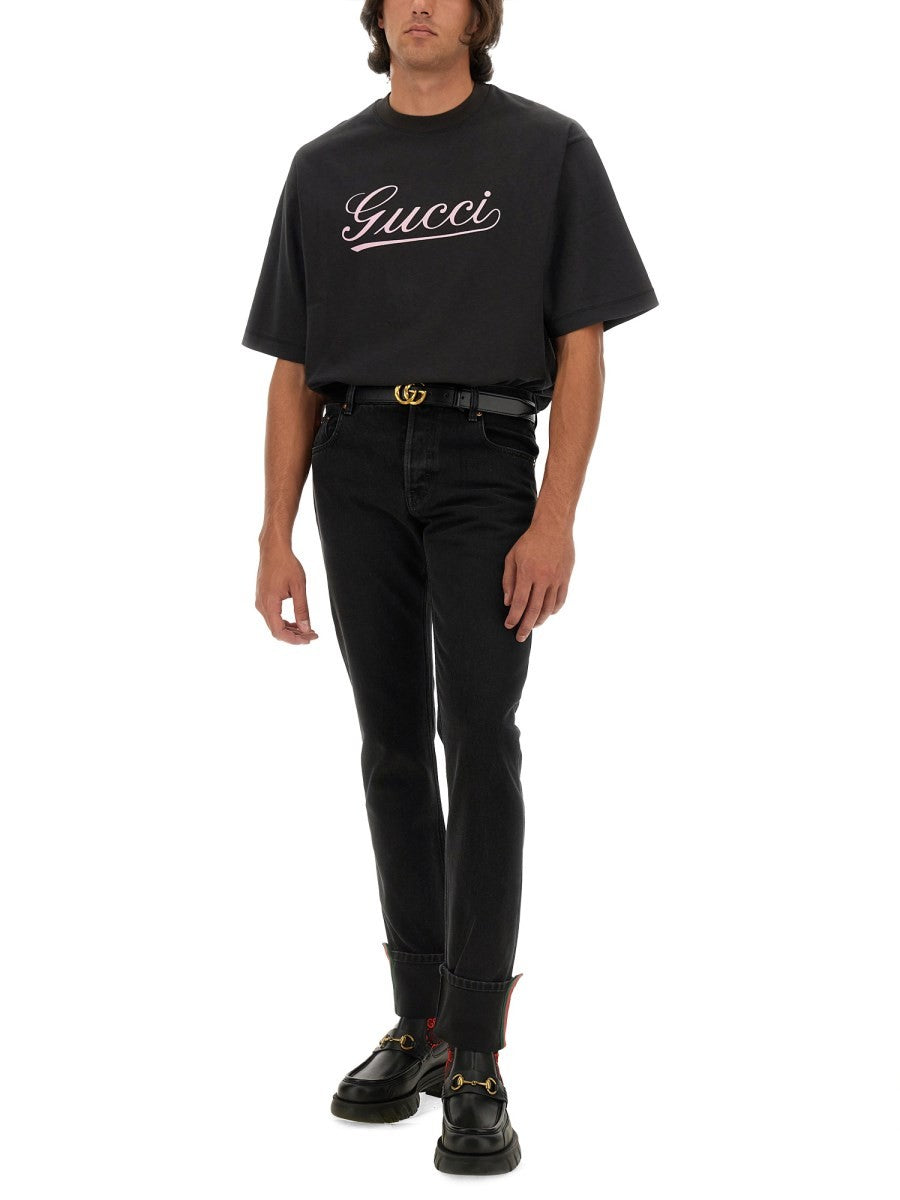 Gucci PANTALON AVEC DÉTAILS WEB
