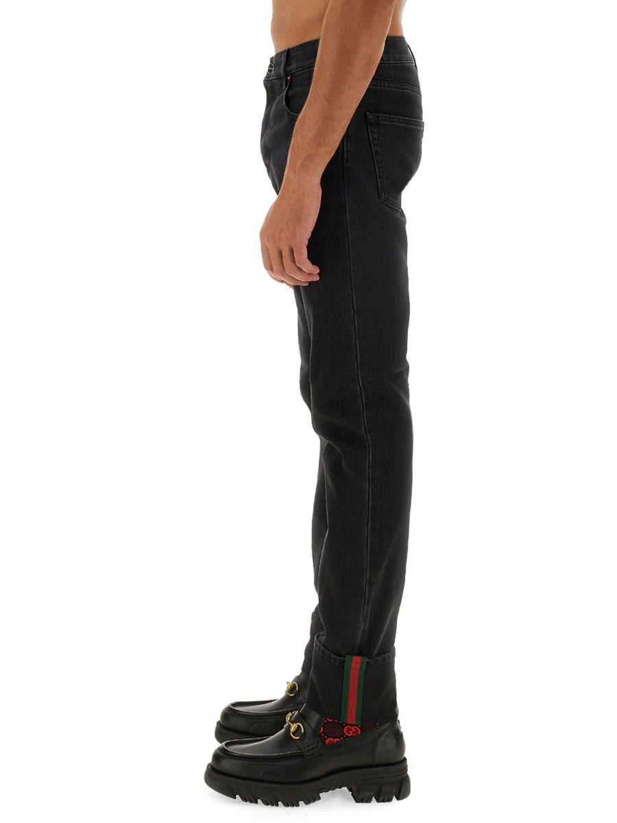 Gucci PANTALON AVEC DÉTAILS WEB