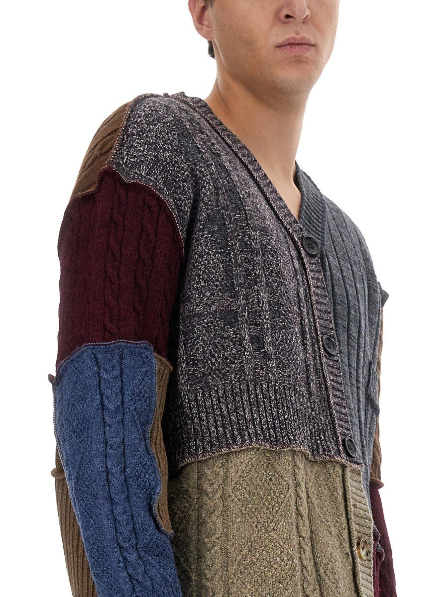 Dolce & Gabbana PATCHWORK-STRICKJACKE