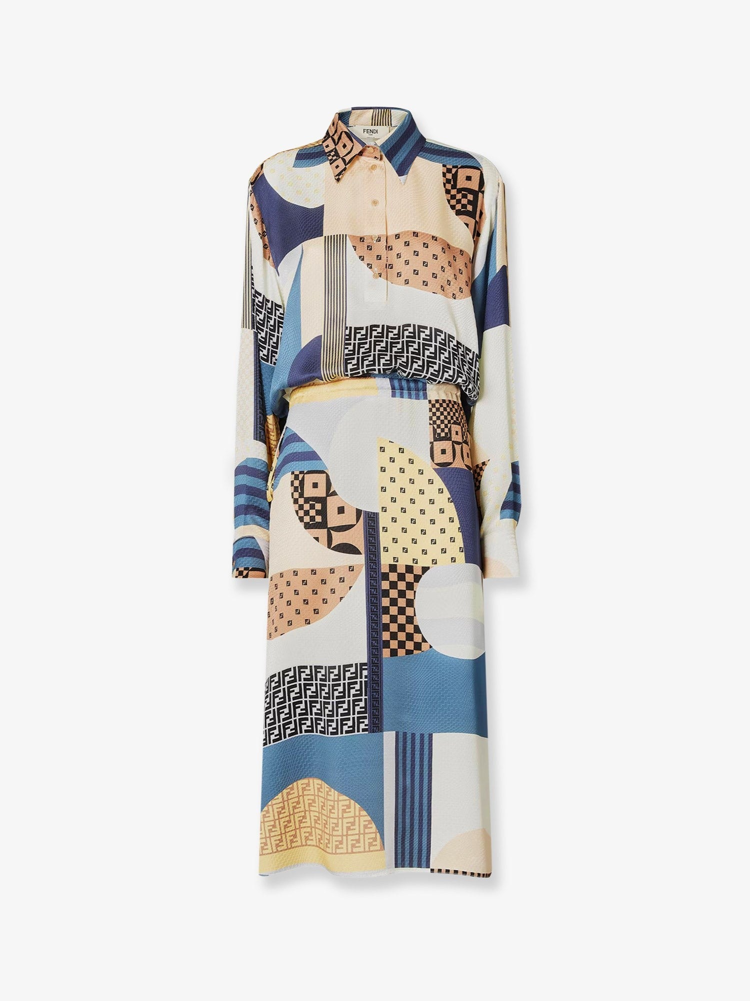 Fendi Patchwork selyemruha