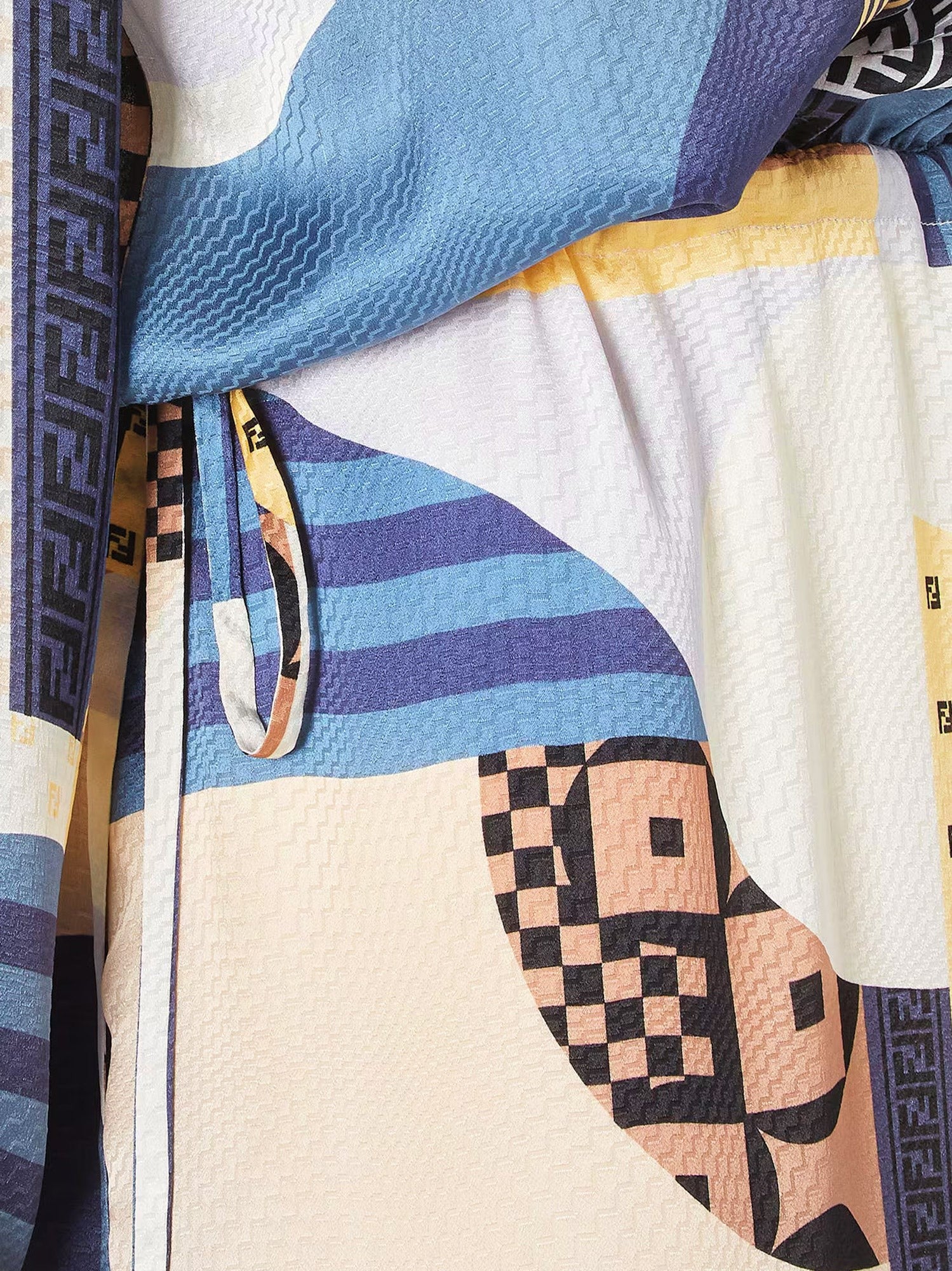 Fendi Patchwork selyemruha