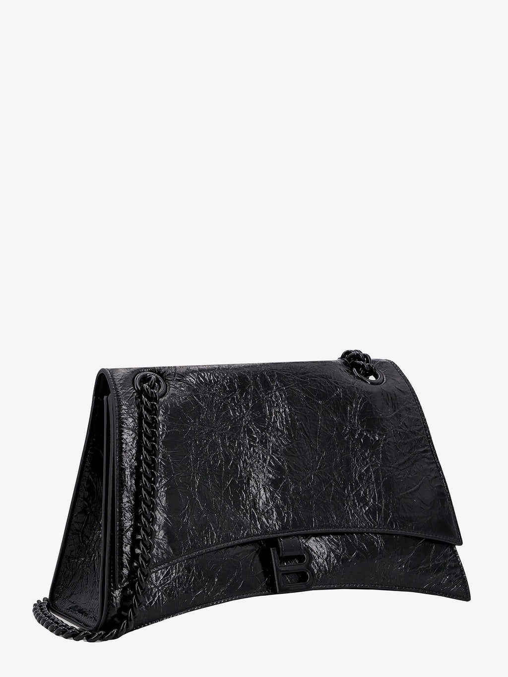 Balenciaga Skulderveske i patentlær med frontmonogram
