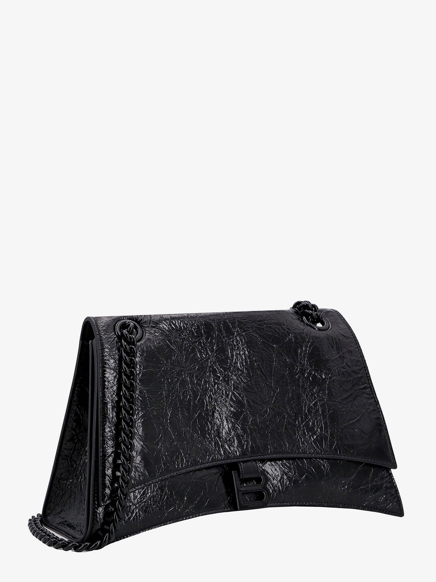 Balenciaga Skulderveske i patentlær med frontmonogram