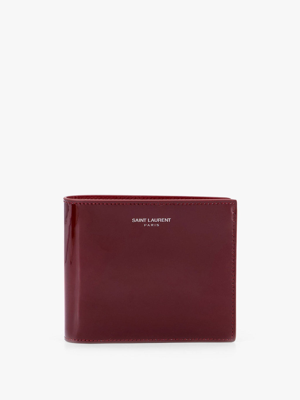 Saint Laurent Novčanik od lakirane kože s ugraviranim logotipom na prednjoj strani