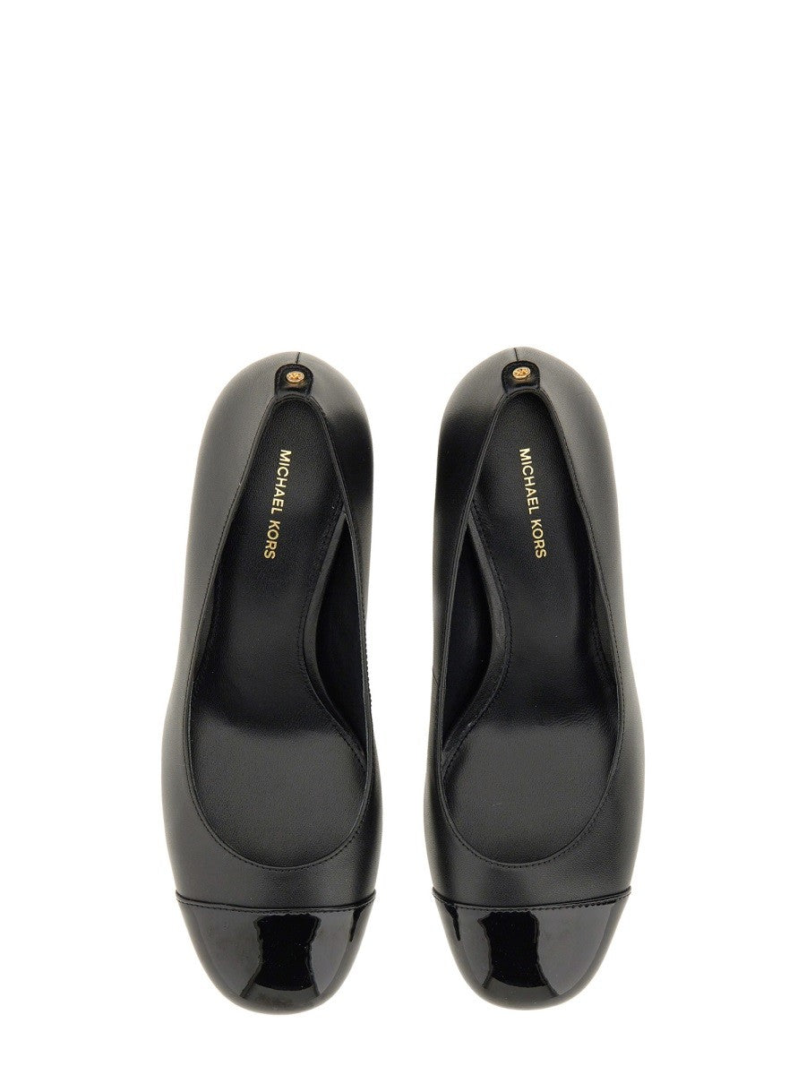 Michael By Michael Kors "PEARL FLEX" LEATHER PUMPS