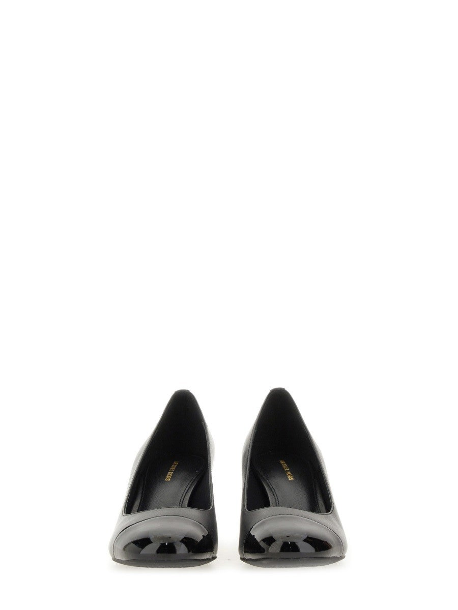 Michael By Michael Kors "PEARL FLEX" LEATHER PUMPS