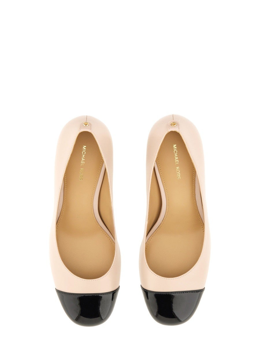 Michael By Michael Kors "PEARL FLEX" LEATHER PUMPS