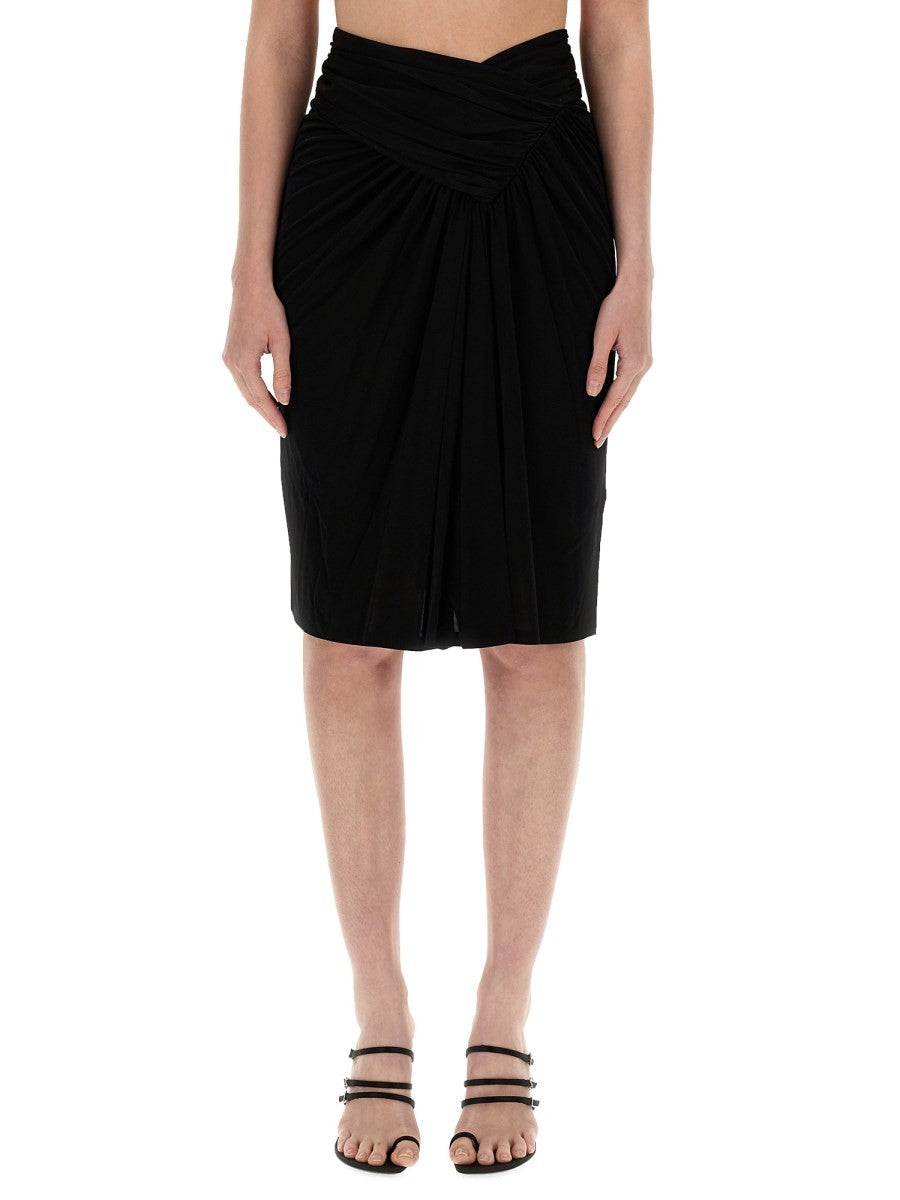 Saint Laurent تنورة بانسل.
