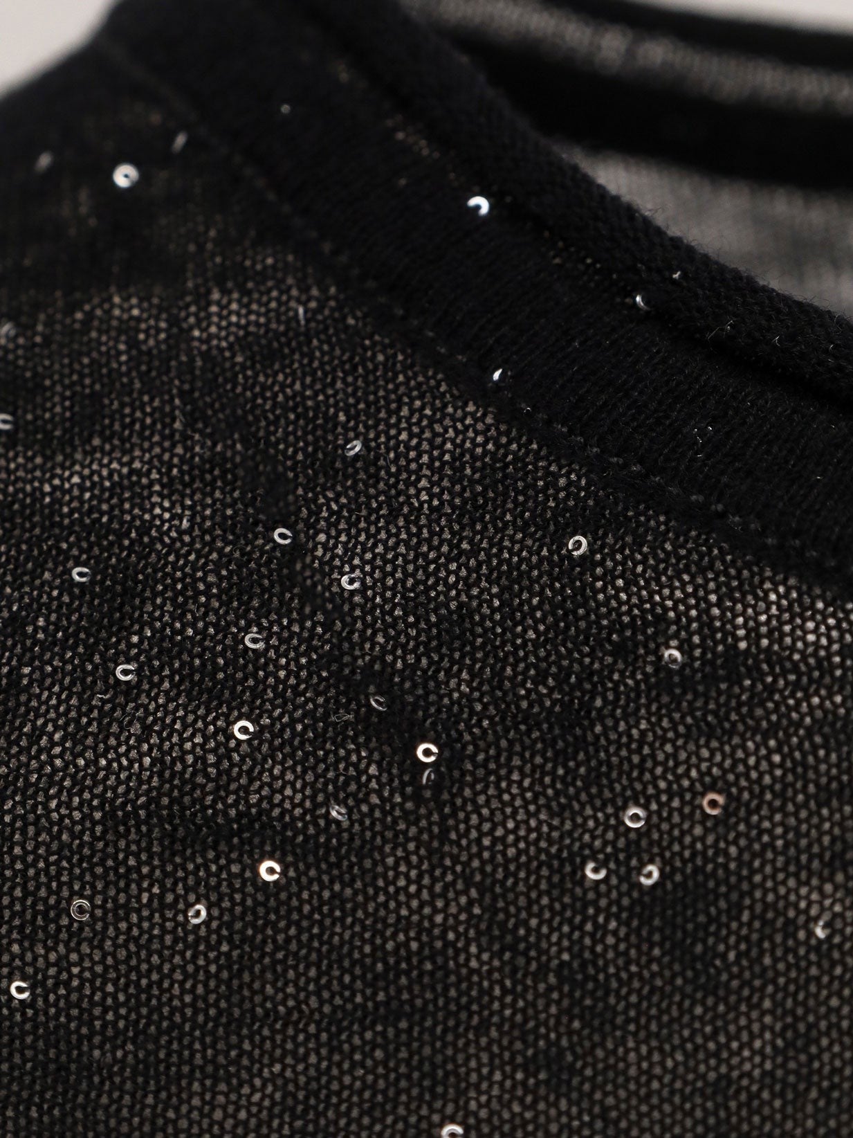 Pinko Pico wool top with rhinestones