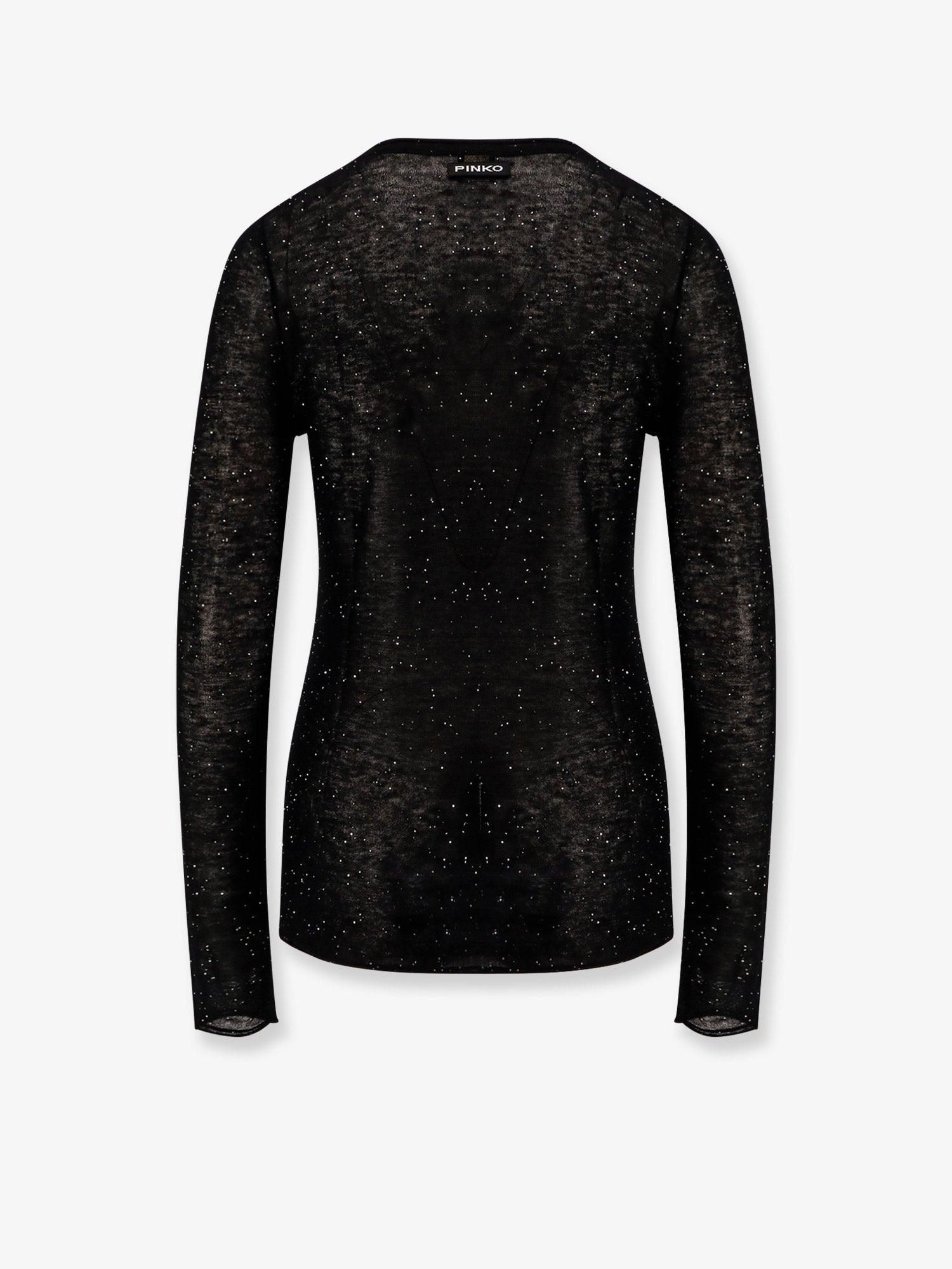 Pinko Pico wool top with rhinestones