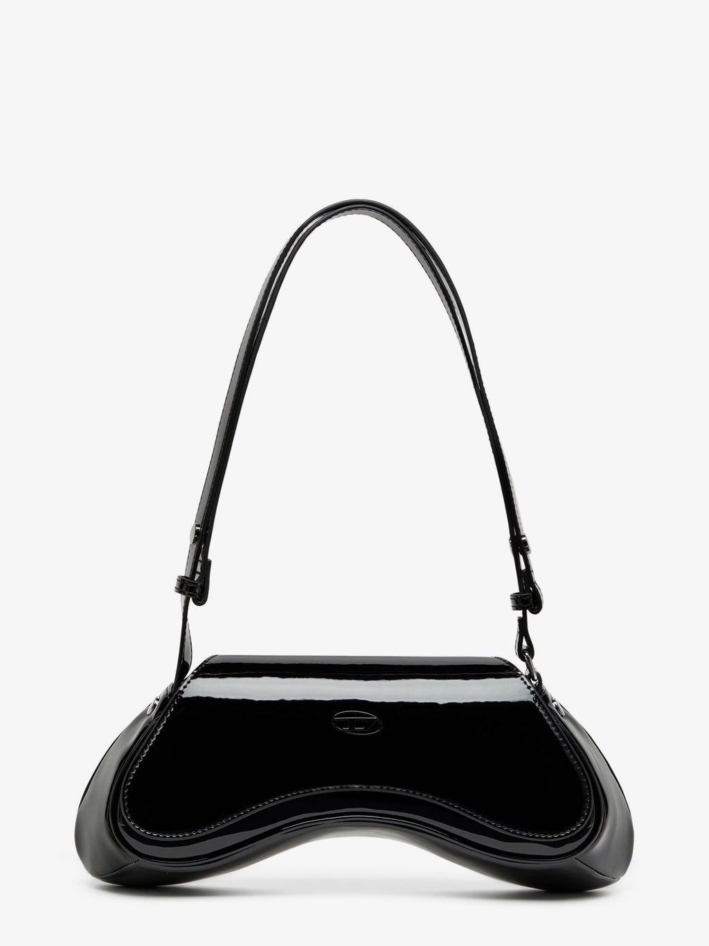 Diesel Play Crossbody patent fabric bag