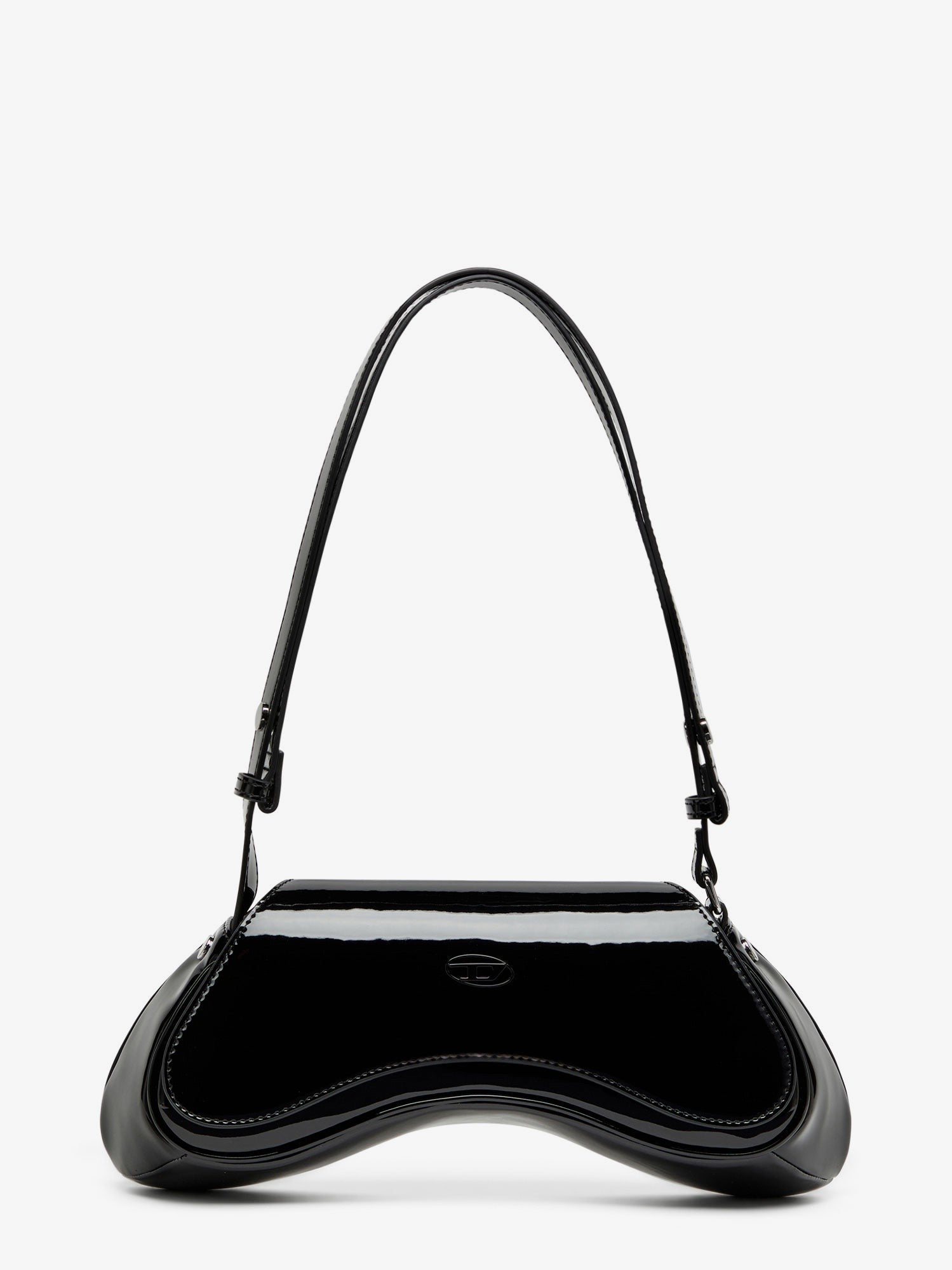 Diesel Play Crossbody patent fabric bag