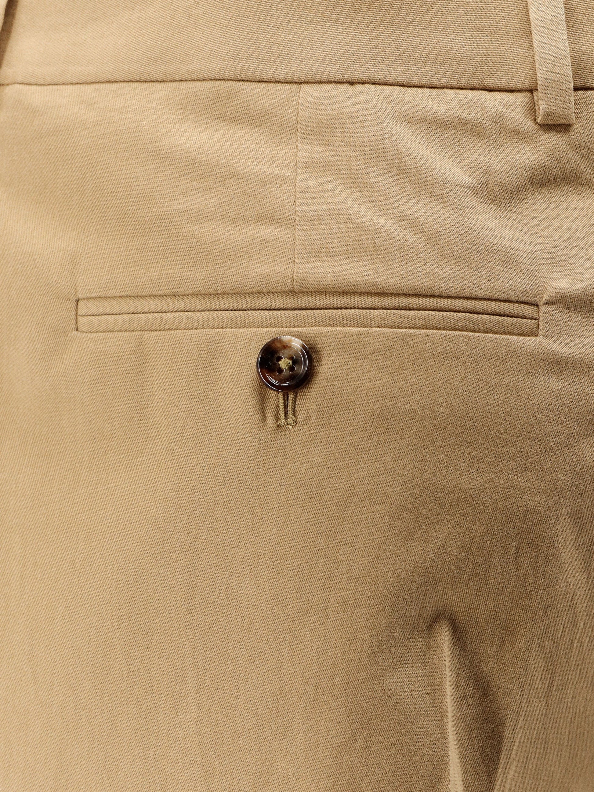 Celine Pleated cotton trousers
