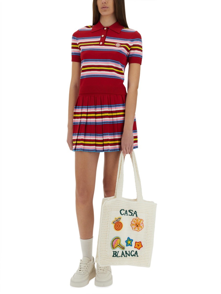 Casablanca PLISOVANÁ SUKNĚ.