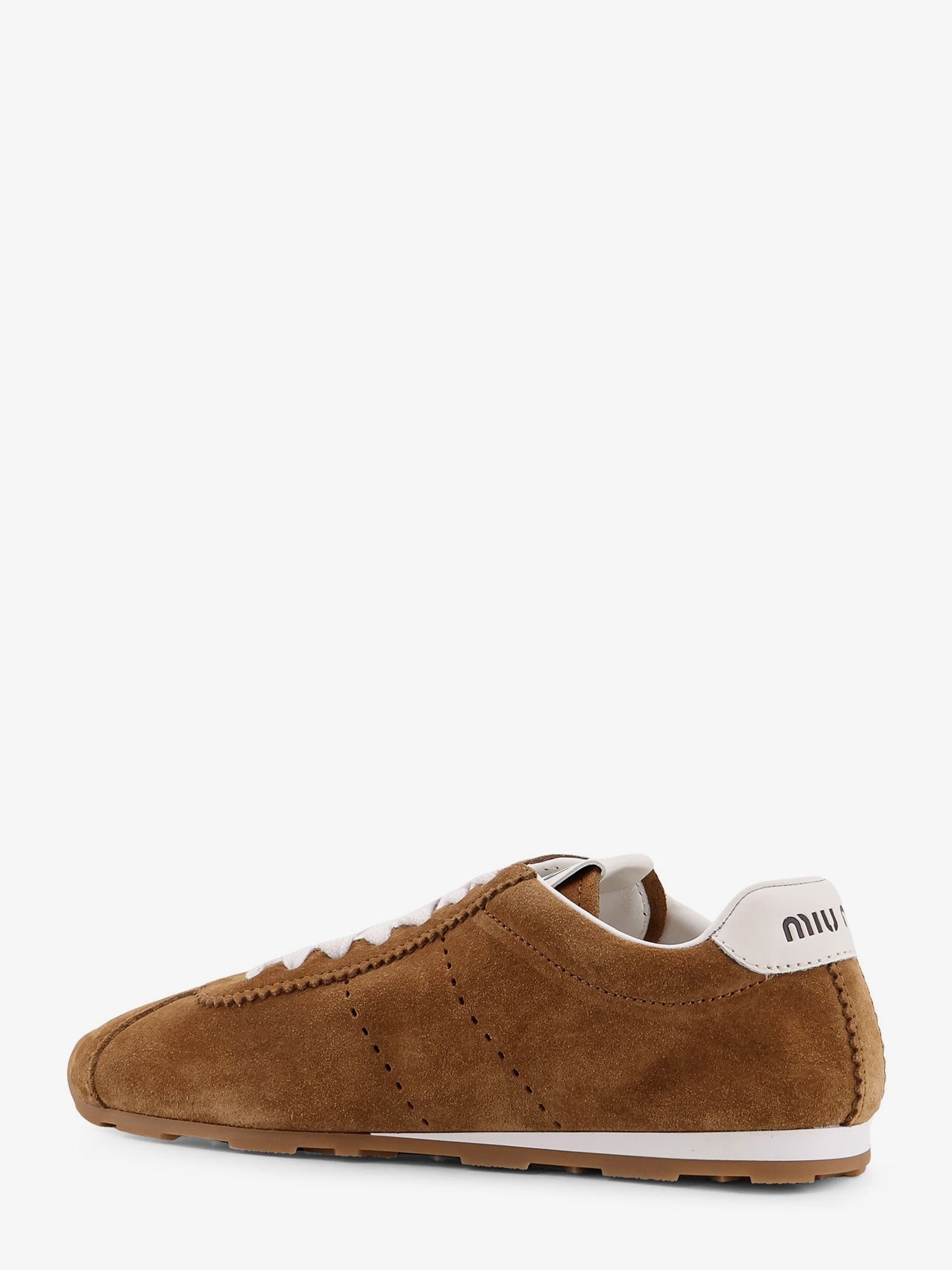 Miu Miu Plume low-top suede sneakers