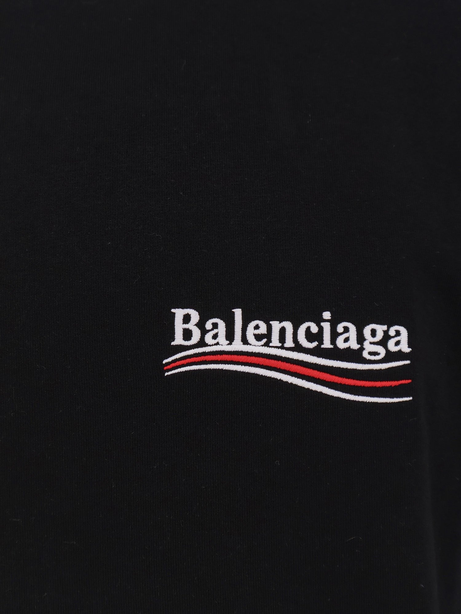 Balenciaga Political Campaign logo T-skjorte i bomull