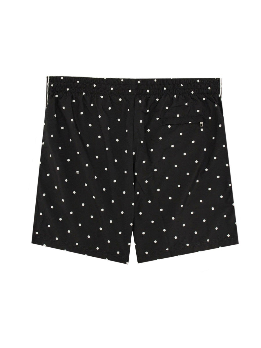 Dolce & Gabbana POLKA DOT PRINT SWIMSUIT