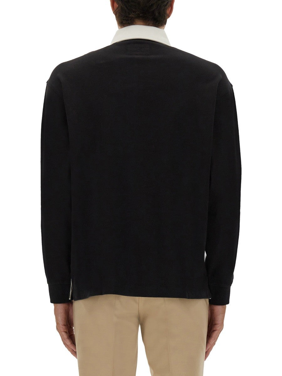 Hugo POLO SHIRT WITH COLLEGE STYLE LOGO