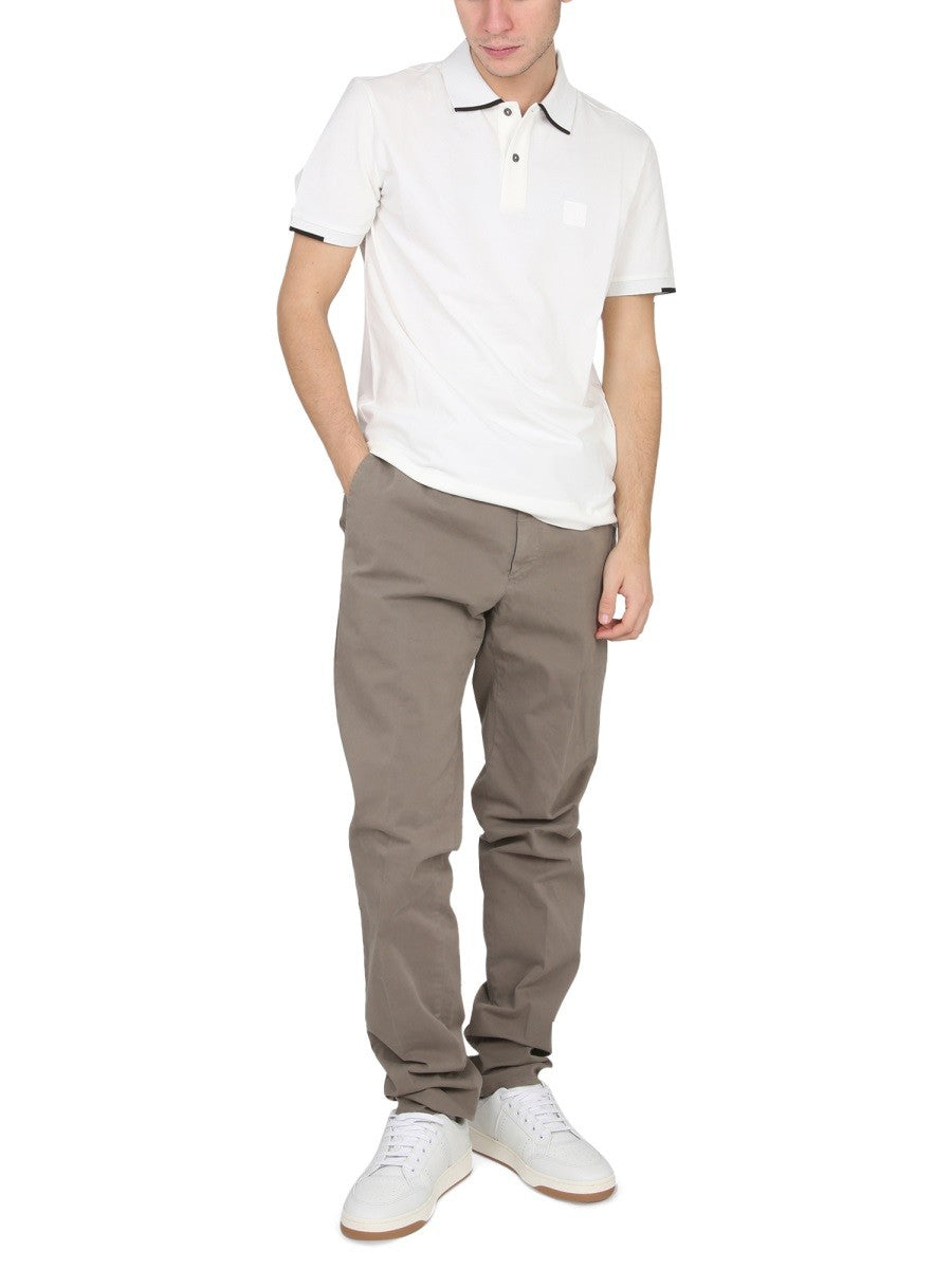 CP Company POLO WITH LOGO PATCH