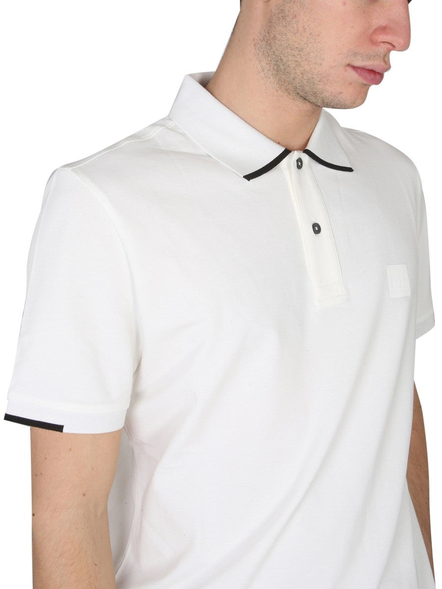 CP Company POLO WITH LOGO PATCH